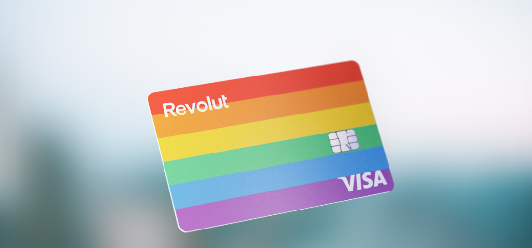 Revolut is releasing a rainbow card to mark Pride celebrations