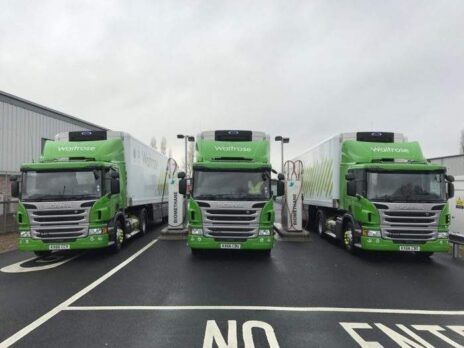 Supermarket trucks in the UK are being fuelled by wasted food