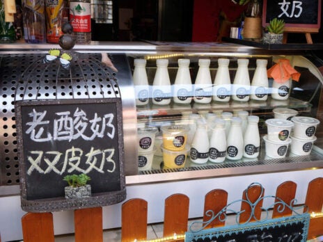 The dairy market is booming in China