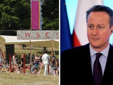 David Cameron steps out of the wilderness and into the poshest festival going