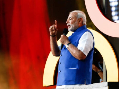 What is Narendra Modi's vision for India by 2022?