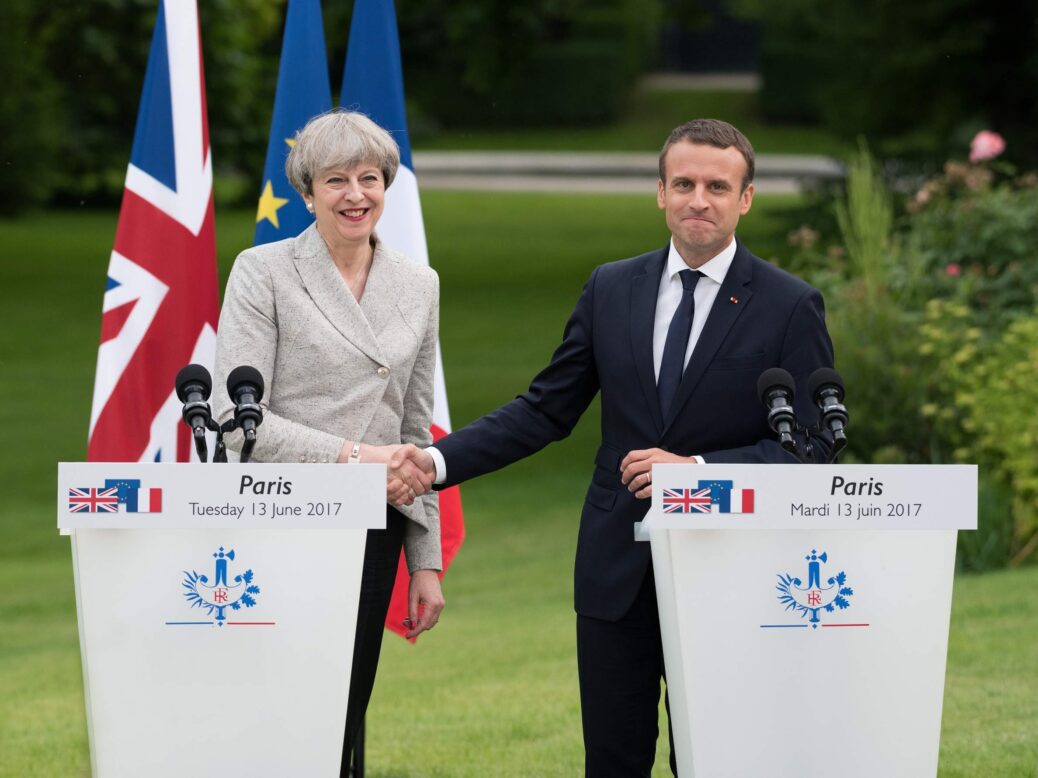 May and Macron