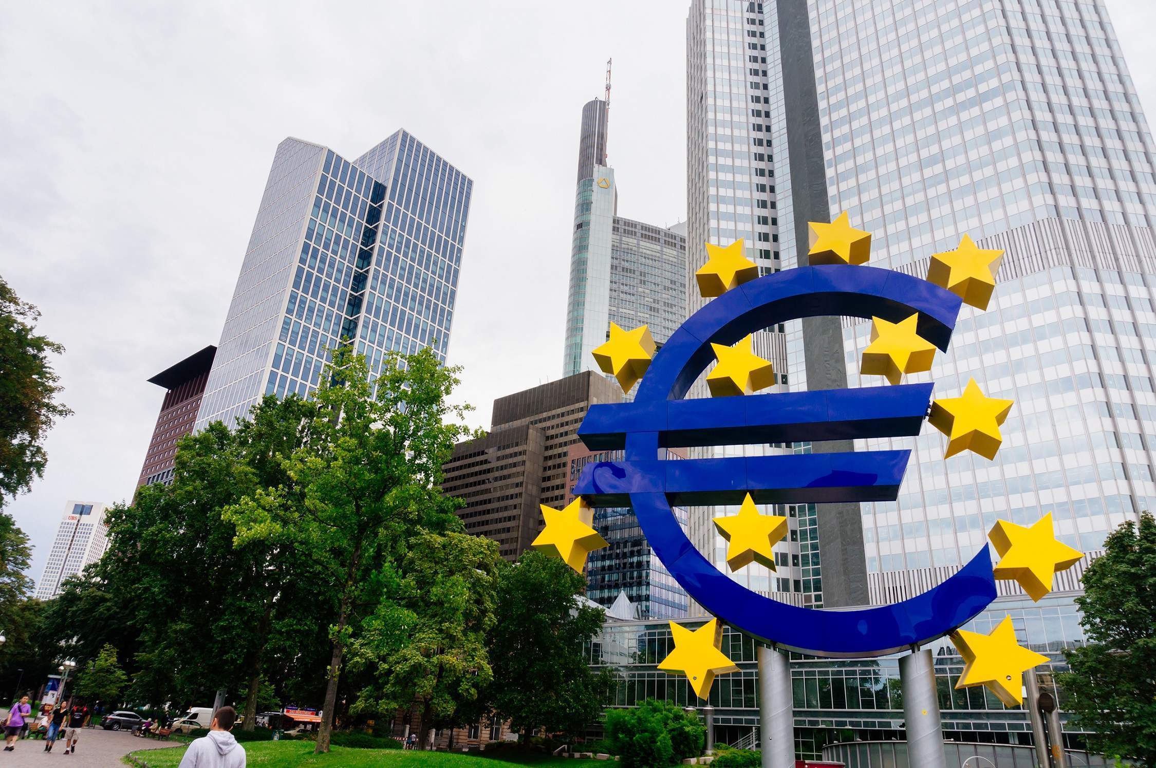 European central bank. Европейский банк. ЕЦБ. Европейский Центробанк. Европейский Центральный банк во Франкфурте.