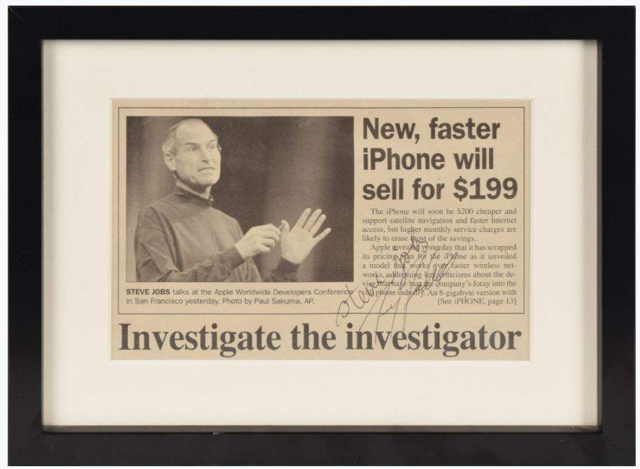 Steve Jobs memorabilia - Verdict