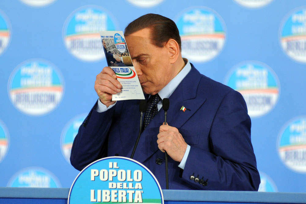 Silvio Berlusconi’s career as a politician might have hit a wall