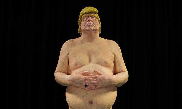 Donald Trump naked
