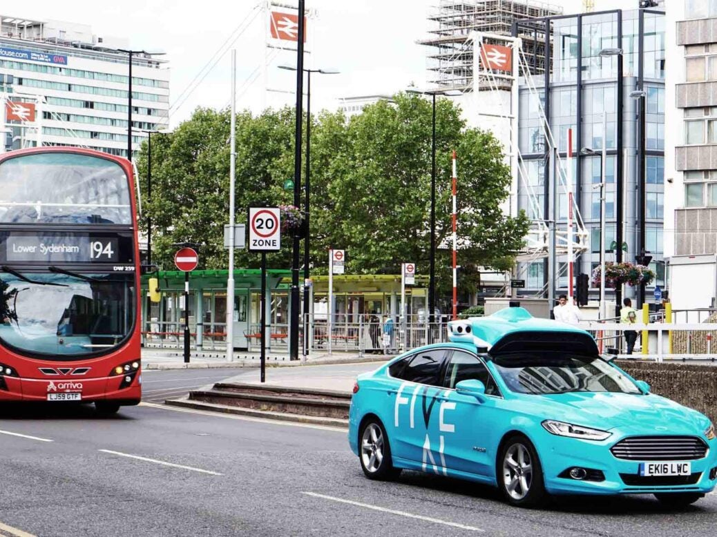 Driverless cars in London