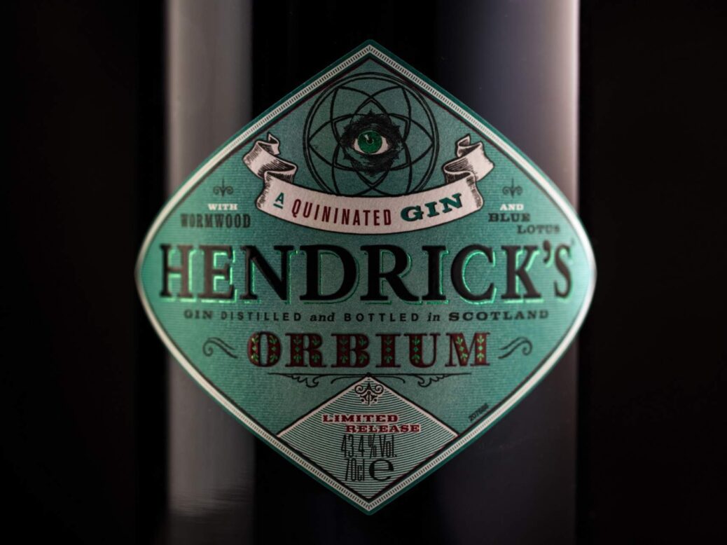 Hendrick's quinine gin Orbium