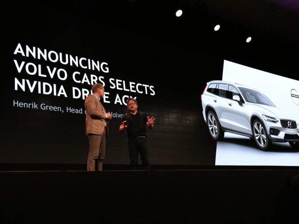 Nvidia Volvo autonomous cars