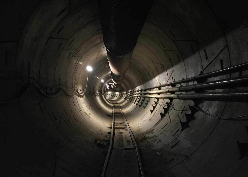 Elon Musk’s Boring Company tunnel in Hawthorne, California