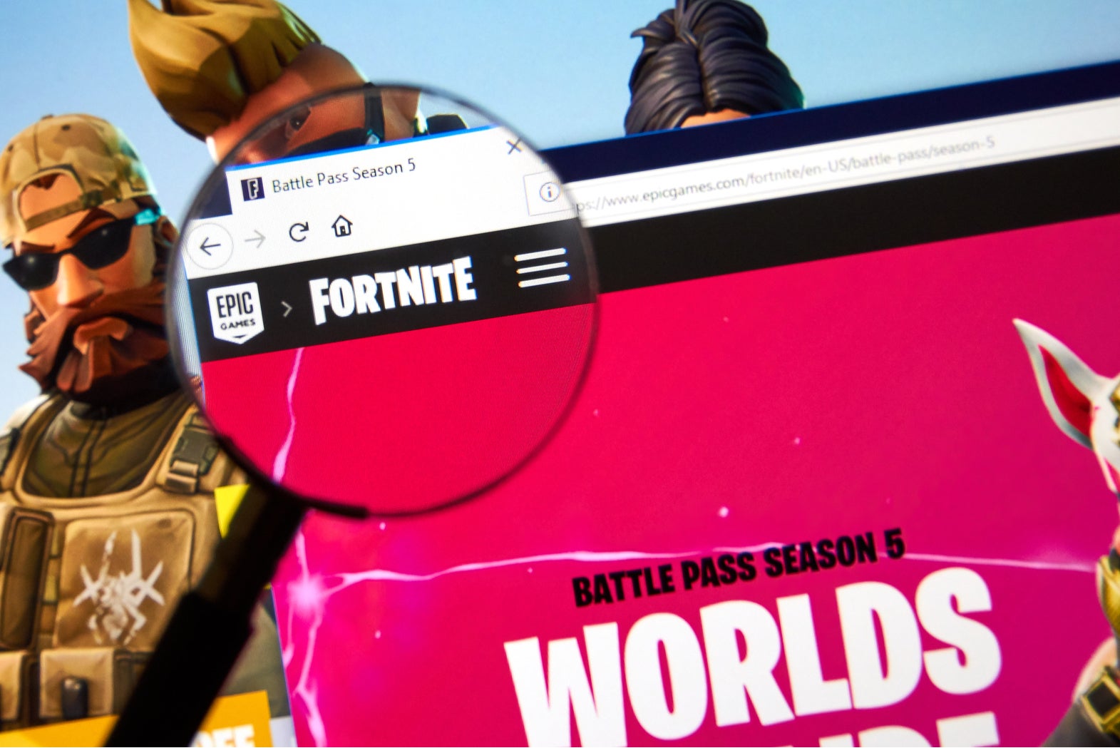 Epic Games Store login and registration error