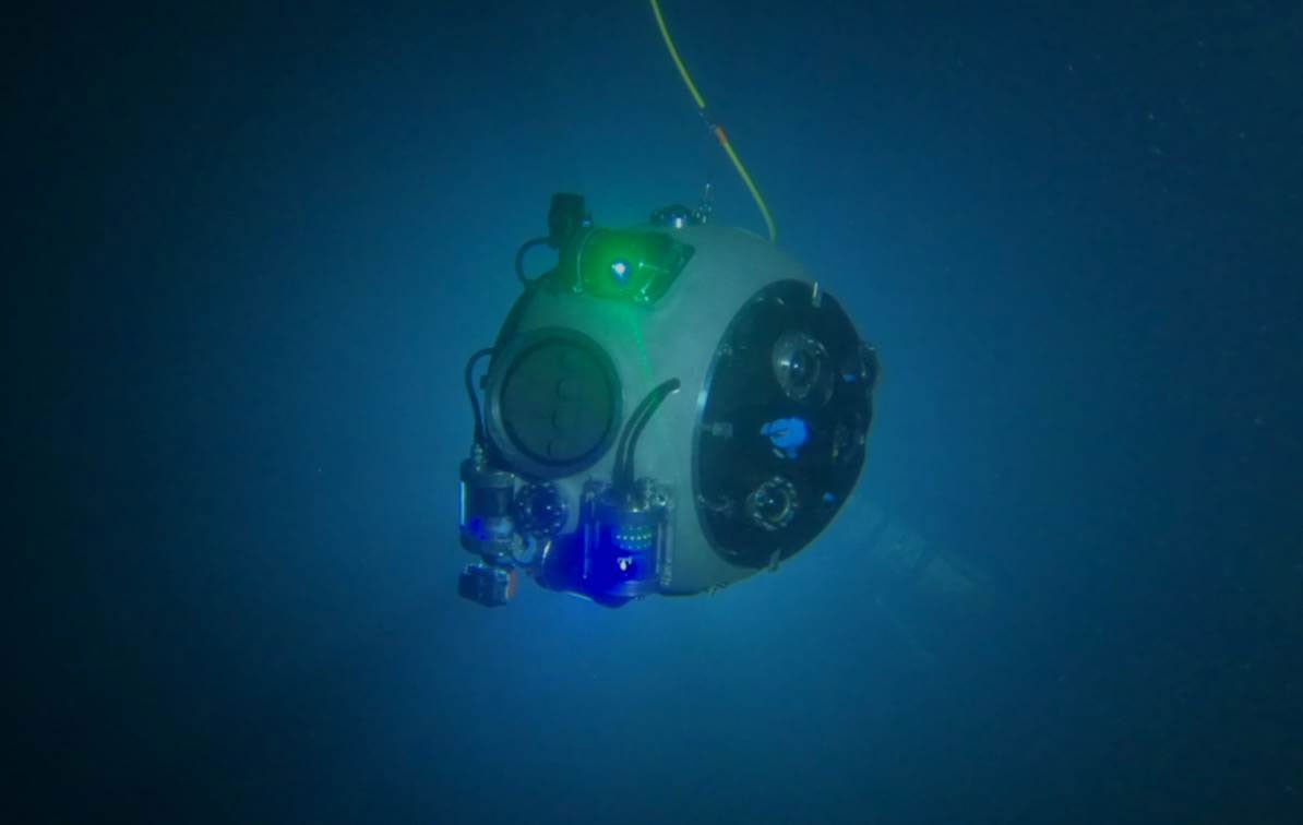 underwater robot mine sites