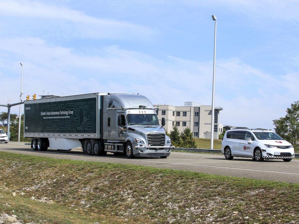 Daimler driverless trucks