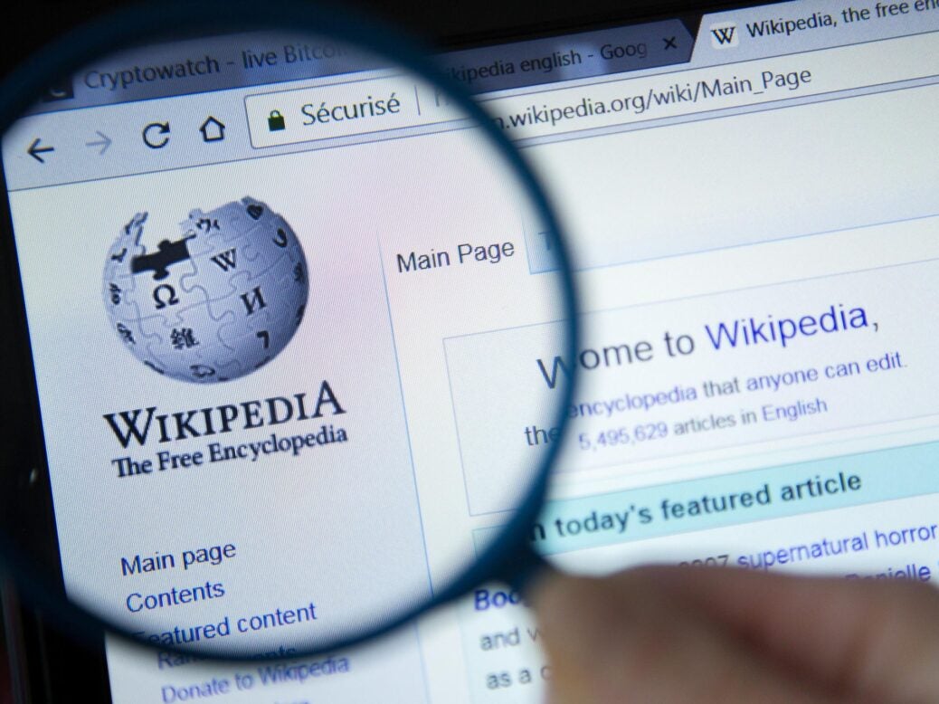 Wikipedia DDoS attack