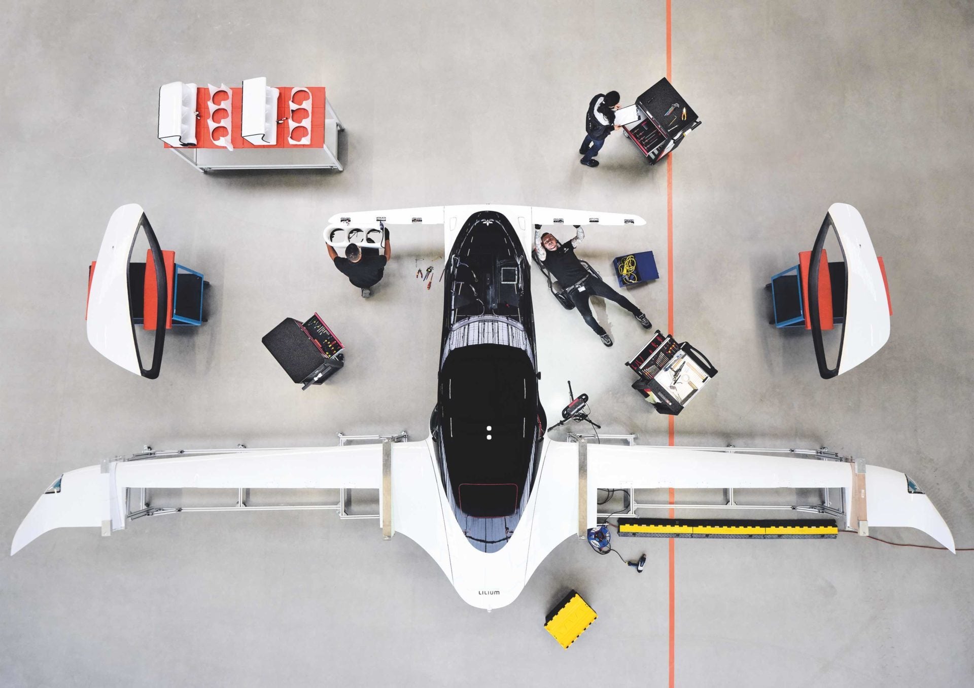 Lilium test flight air taxi