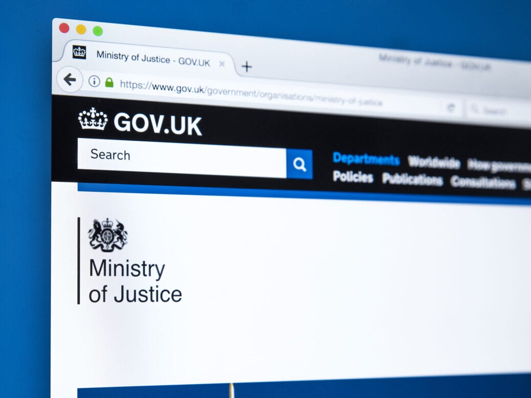 Ministry of Justice phishing campaign