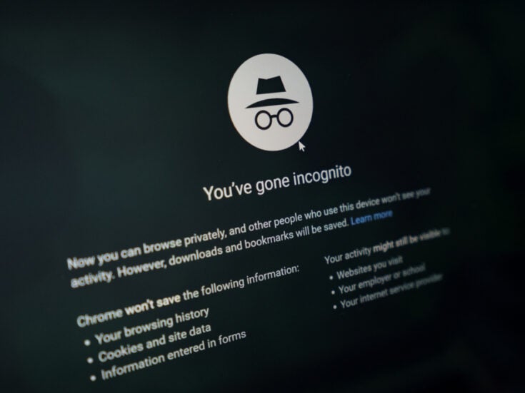 Chrome Incognito mode not in fact incognito, Google suit claims