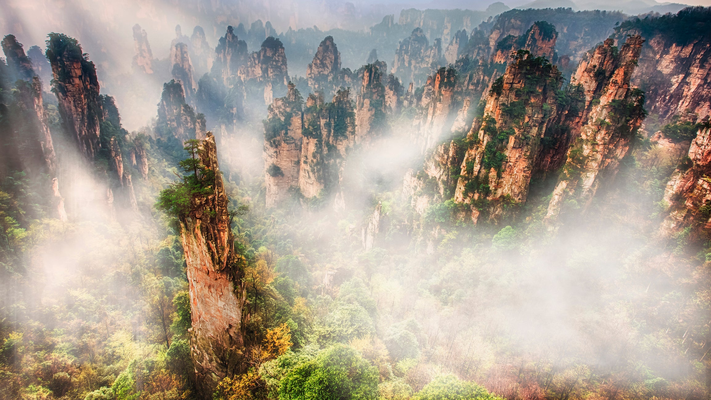 Avatar Mountain  Wulingyuan Scenic Area Zhangjiajie China Amazing  Places 4K  YouTube