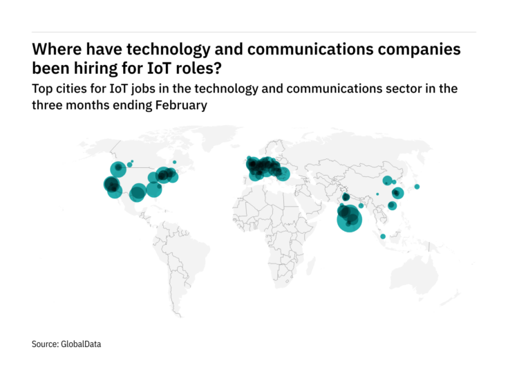 North America is seeing a hiring boom in tech industry IoT roles
